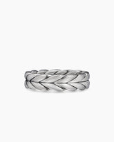 Chevron Band Ring in Sterling Silver, 6mm